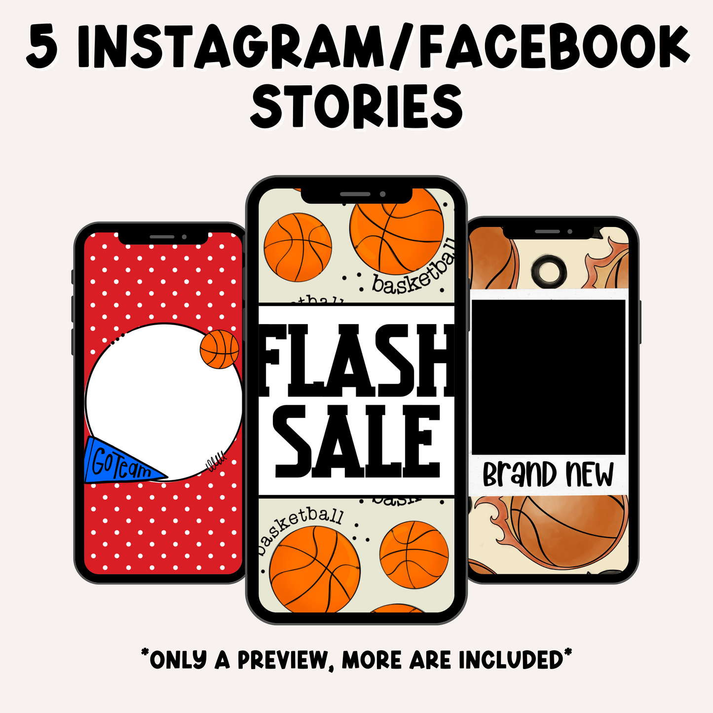Ballin’ Out Business Engagement & Social Media Content Graphics Collection