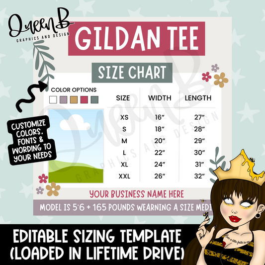 Sizing Template