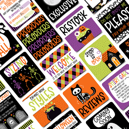 This is Halloween Business Engagement & Social Media Content Graphics Collection