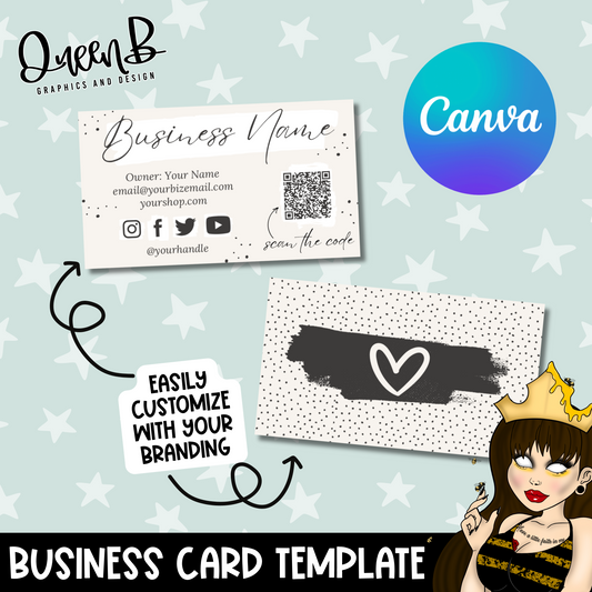 Business Card Customizable Template