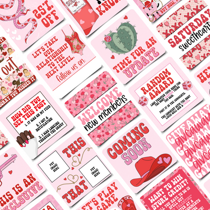 Howdy Valentine Business Engagement & Social Media Content Graphics Collection