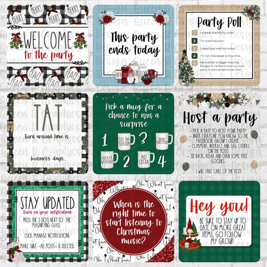 Farmhouse Christmas Tee Party & Basic Party Collection