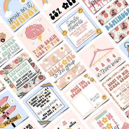 Positive Vibes Business Engagement & Social Media Content Graphics Collection
