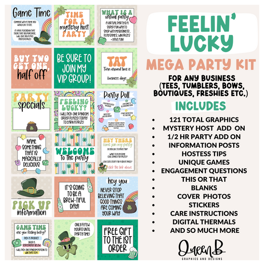 Feelin’ Lucky Mega Party Kit Graphics Collection