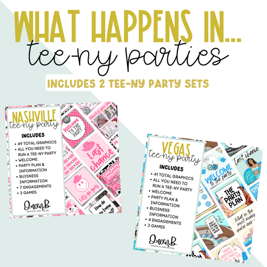 What happens in… Tee-ny Party Set Graphics Collection