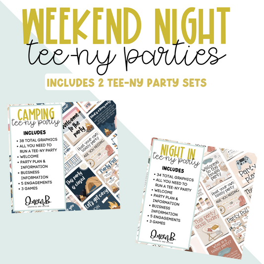 Weekend Night Tee-ny Party Set Graphics Collection