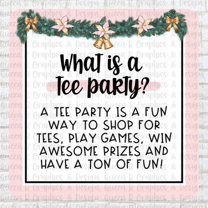 Pink Christmas Tee Party & Basic Party Collection