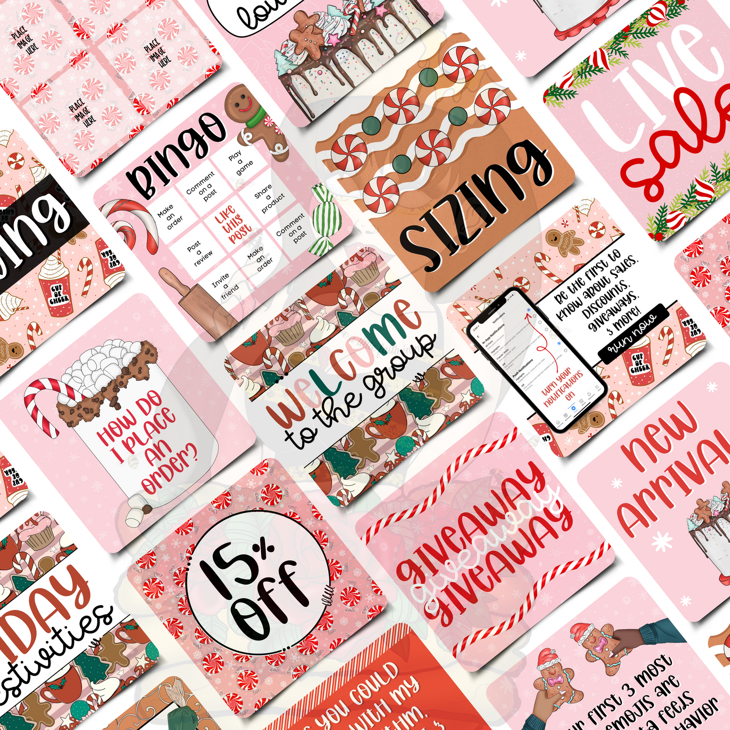 Oh snap, it’s Christmas Business Engagement & Social Media Content Graphics Collection